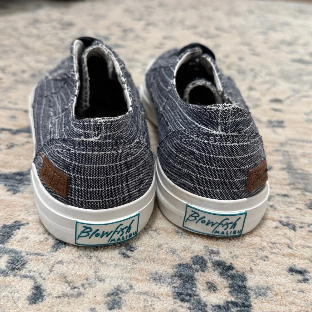 Women’s Blowfish Navy Slip on Sneakers - Picture 5 of 8